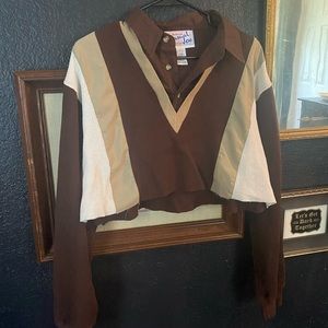 Long sleet vest shirt